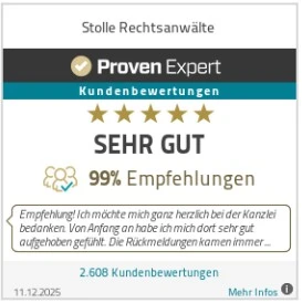 ProvenExpert Bewertung Stolle Rechtsanwälte