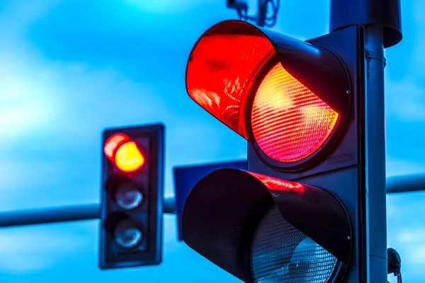 Rote Ampel überfahren